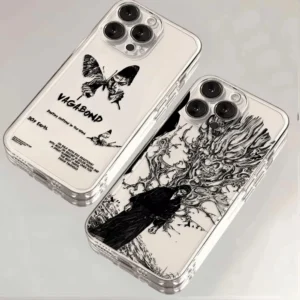 Vagabond Phone Cases For iPhone 16 15 14 13 12 11 Pro Max XR 8 7 Plus 13 12 Mini Soft Transparent Cover