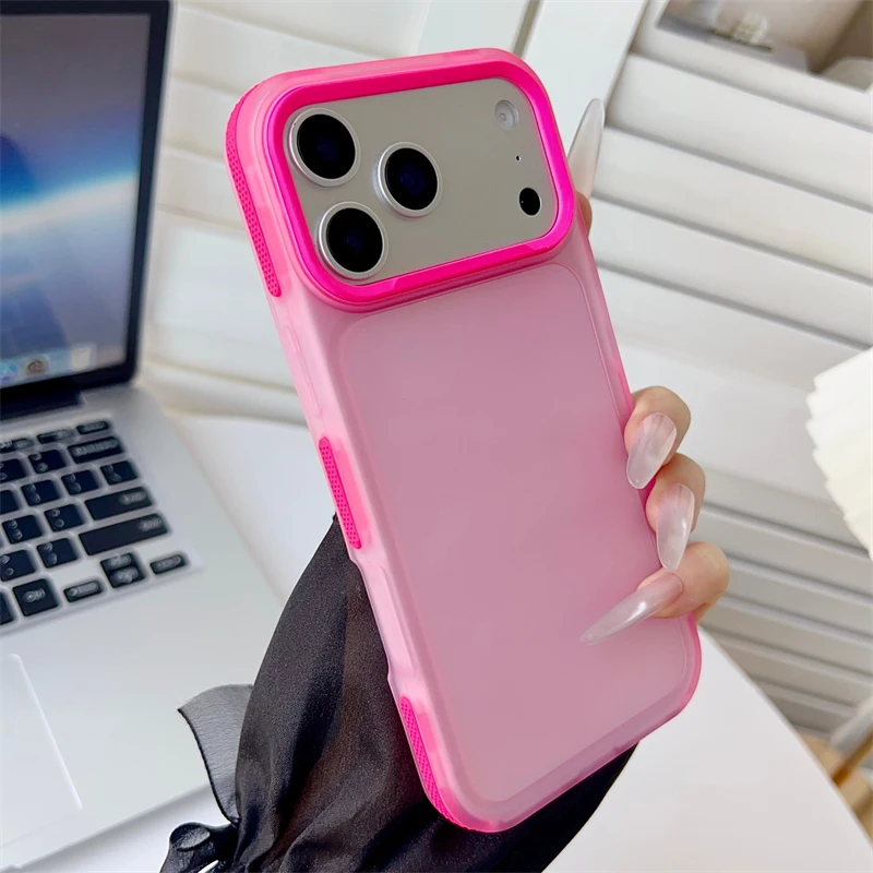 Luxury Matte Translucent Phone Case for iPhone
