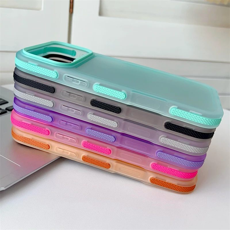 Luxury Matte Translucent Phone Case for iPhone - Image 6