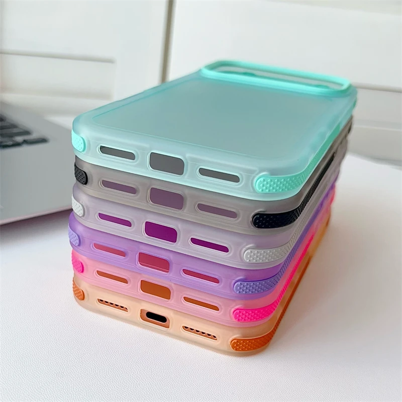 Luxury Matte Translucent Phone Case for iPhone - Image 5