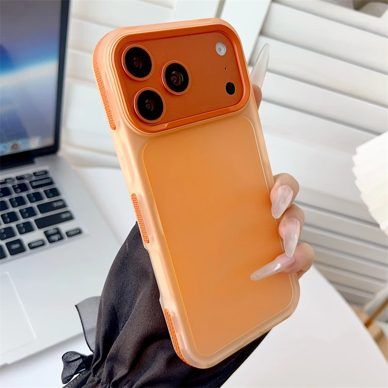 Luxury Matte Translucent Phone Case for iPhone - Image 8