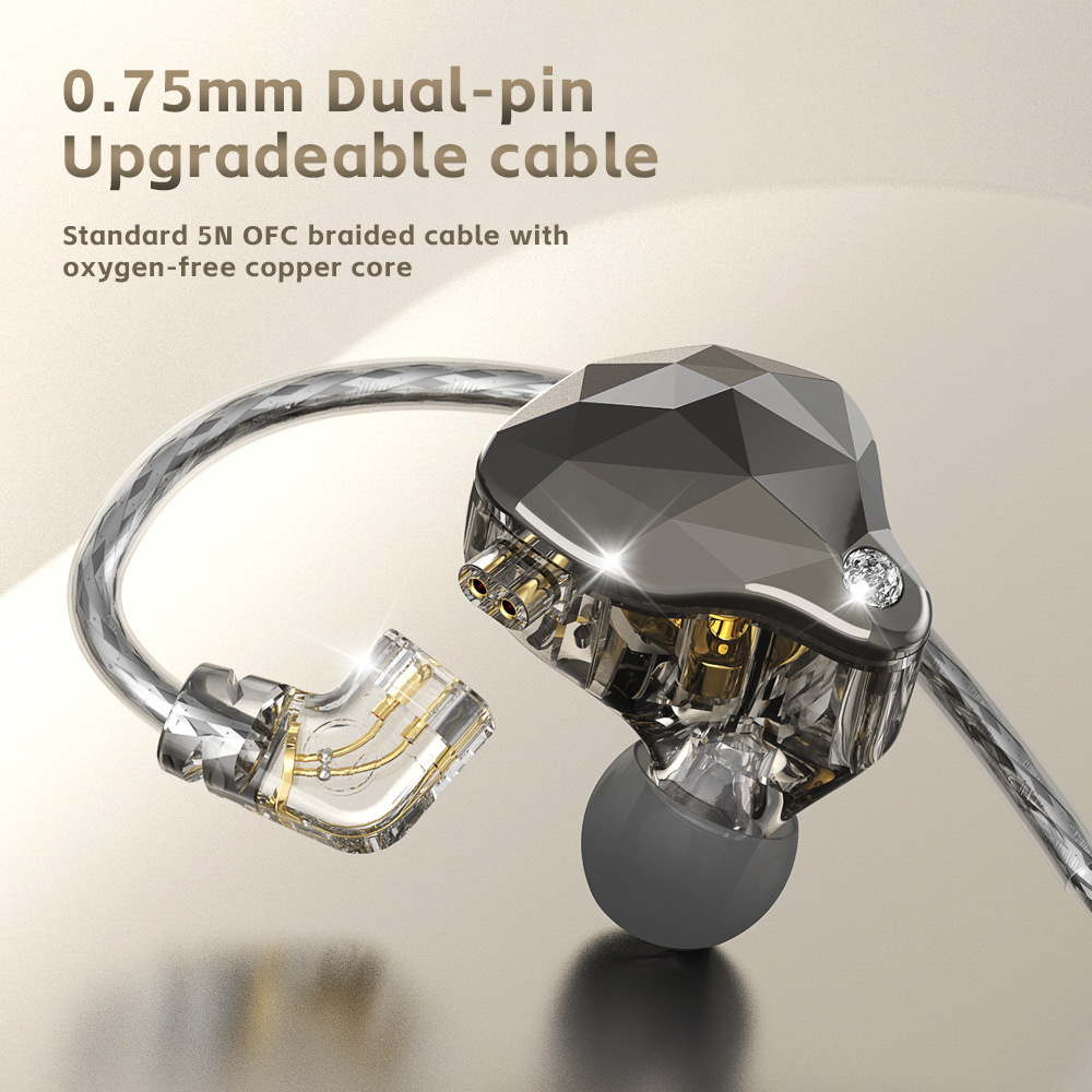 Replaceable-cable In-ear Wired Sports Headphones For Mobile Phones - Image 3