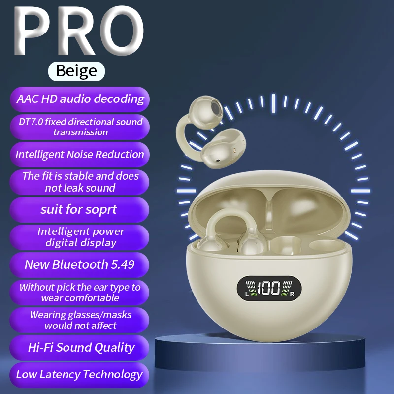 LS Open-Ear Wireless Ear Clip Headphones - Image 12