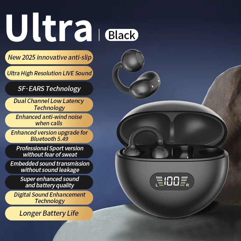LS Open-Ear Wireless Ear Clip Headphones - Image 13