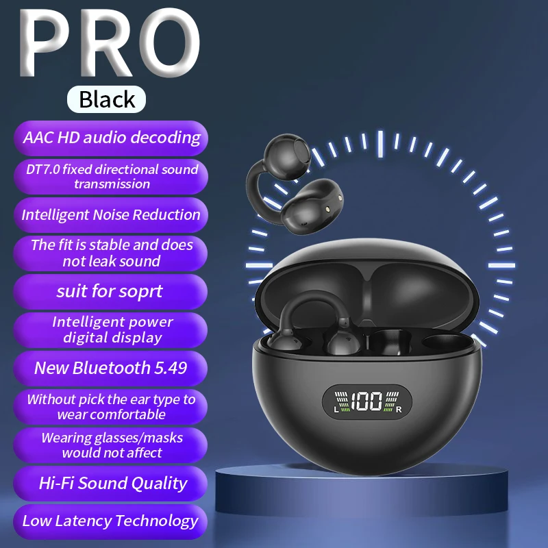 LS Open-Ear Wireless Ear Clip Headphones - Image 10