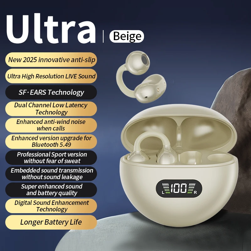 LS Open-Ear Wireless Ear Clip Headphones - Image 15