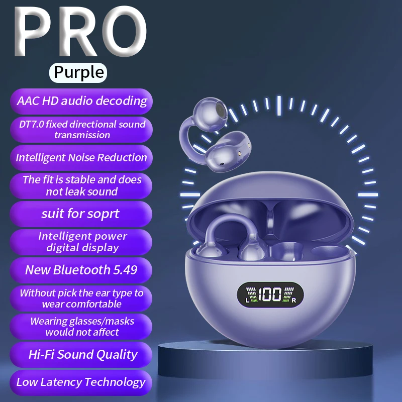 LS Open-Ear Wireless Ear Clip Headphones - Image 11