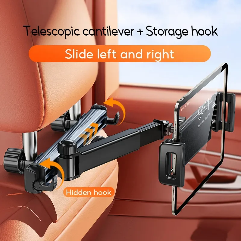 Oatsbasf Adjustable Car Headrest Tablet Holder - Image 2
