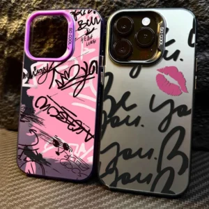 Personalized English Writing Lip Phone Case For IPhone